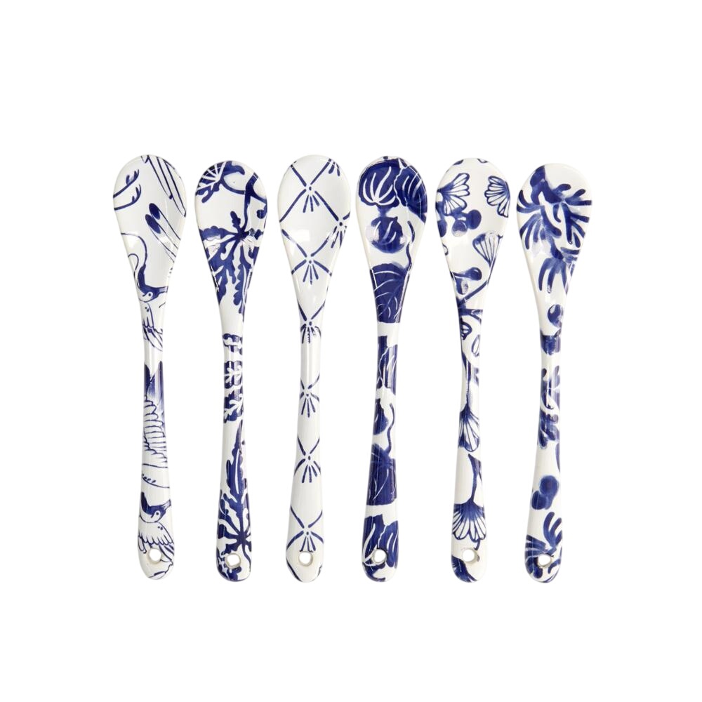Tokyo Design Studio Flora Japonica 6 Piece Spoon Set